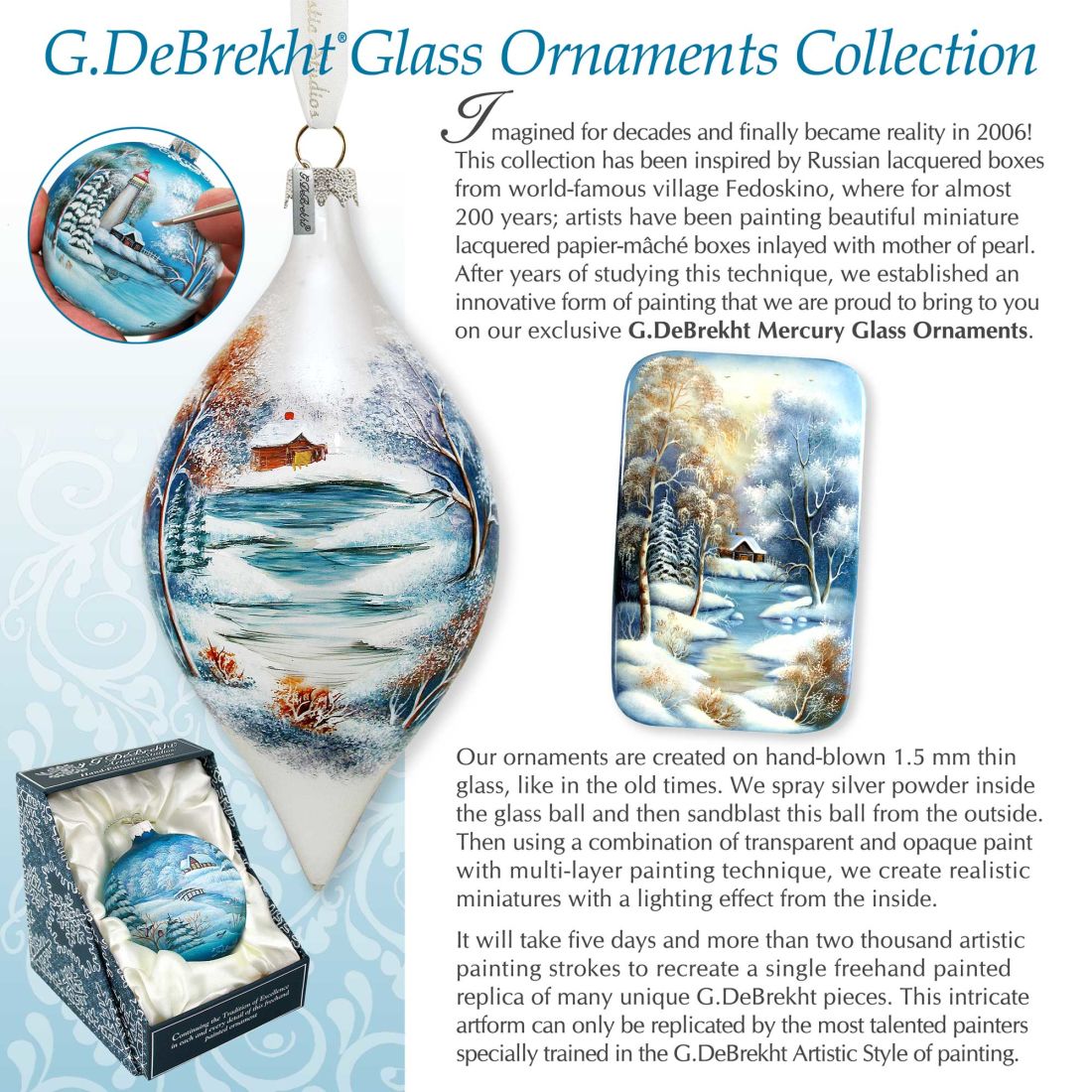 Cat Glass Ornament by G. DeBrekht - Pets Dog and Cats Decor - 764-120