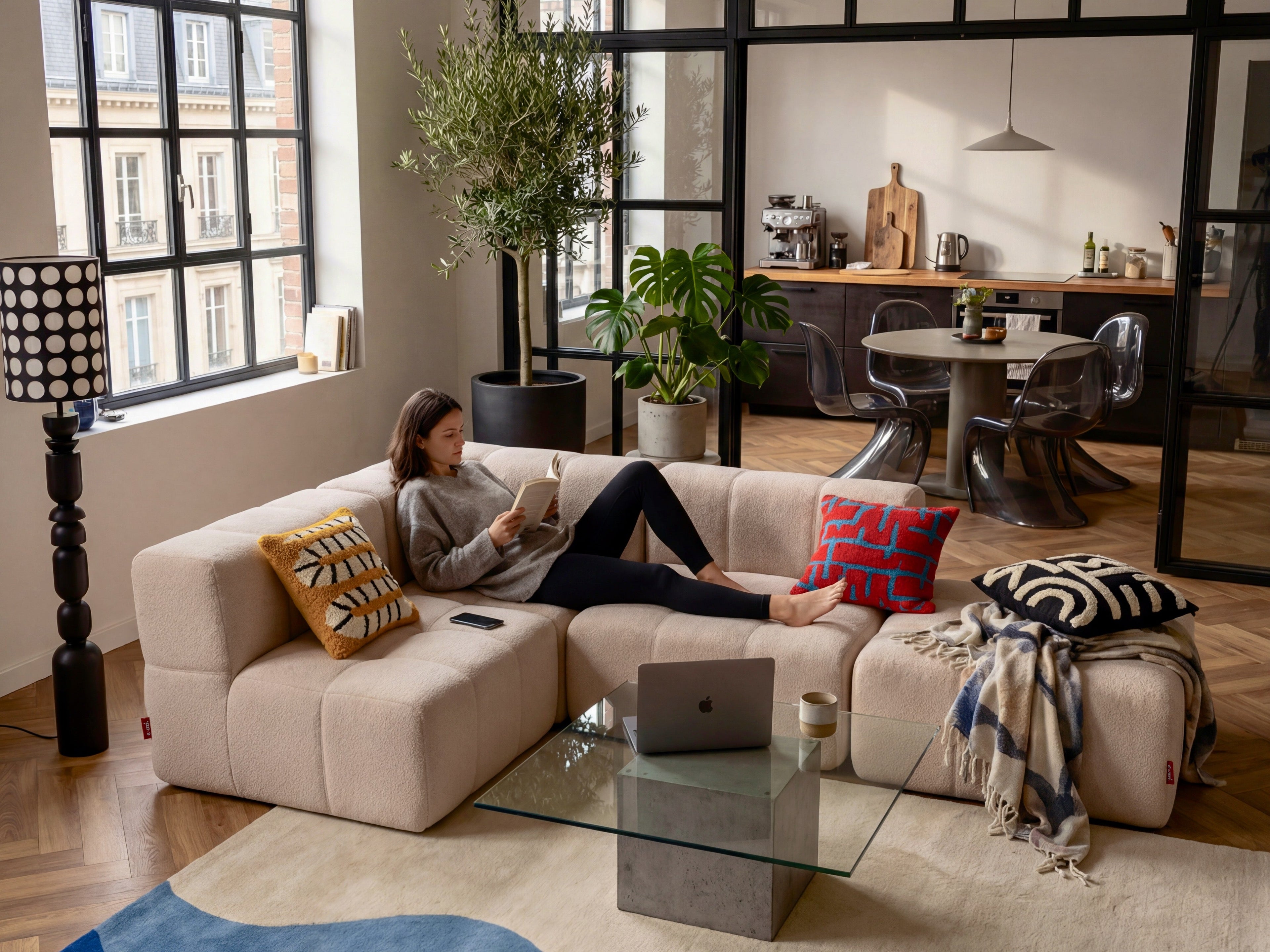 2 Teiliges Modulares Sofa – Beige