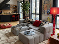 3 Teiliges Modulares Sofa – Grau