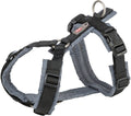 Trixie Premium Trekking Dog Harness, Black/Grey