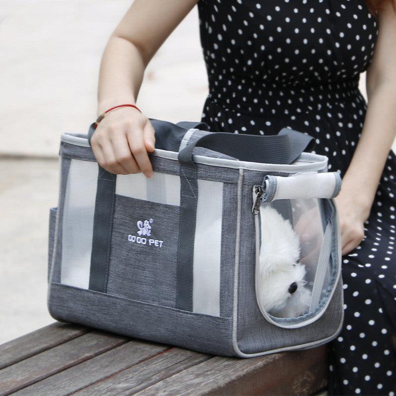 Portable Pet Adventure Backpack: Stylish And Spacious Dog And Cat Carrier For Outdoor Excursions