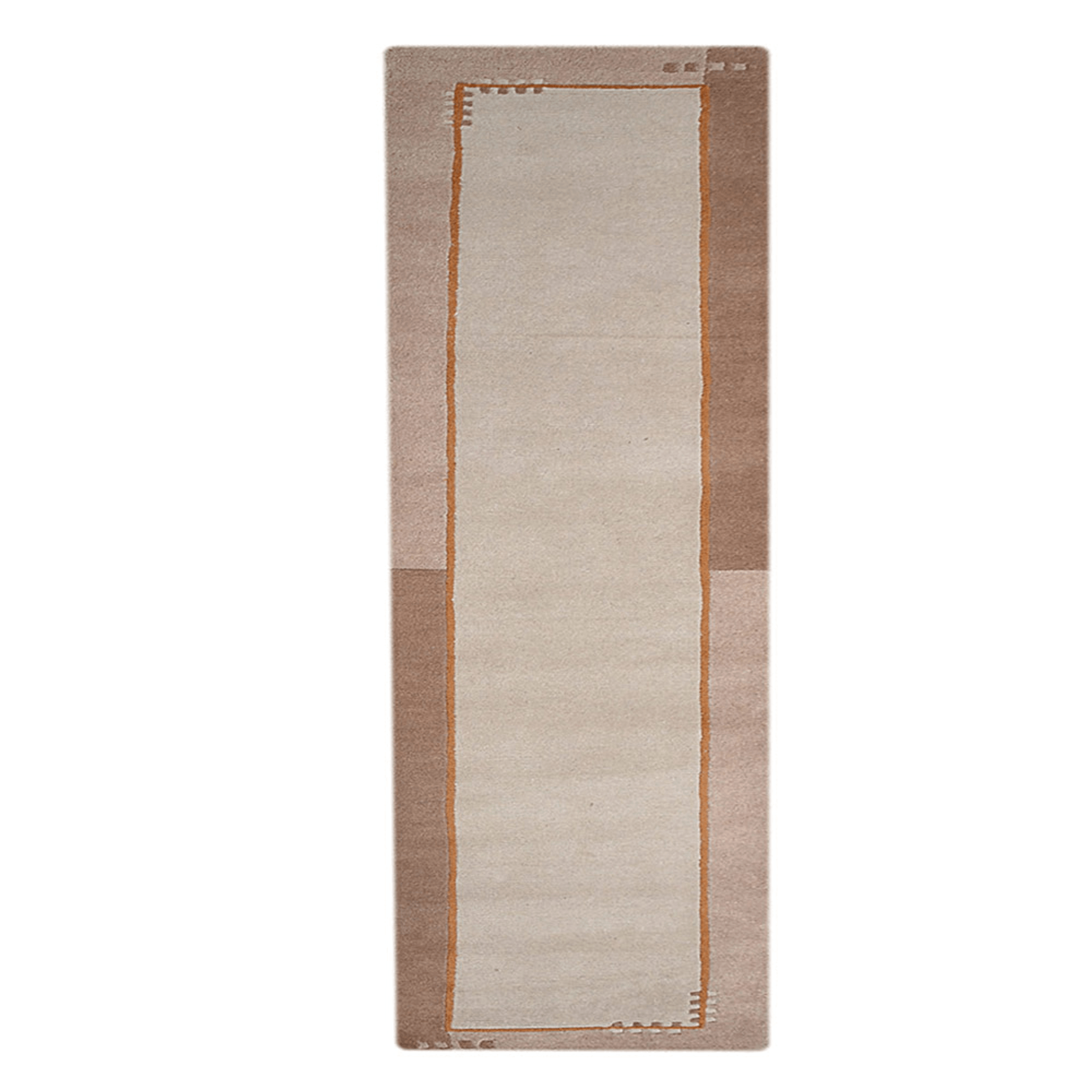 Rugsotic Carpets Hand Knotted Tibbati Wool Runner Area Rug Contemporary-3