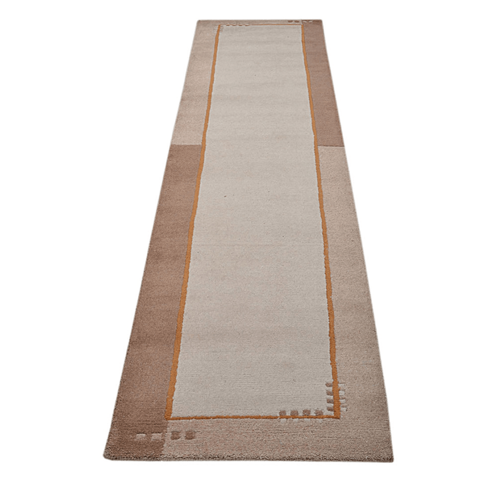Rugsotic Carpets Hand Knotted Tibbati Wool Runner Area Rug Contemporary-4