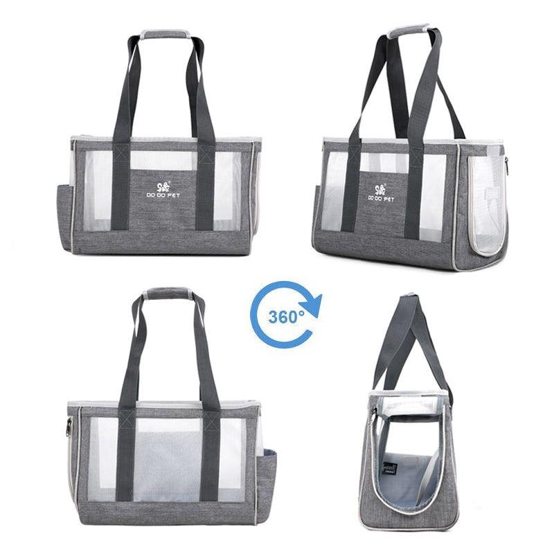 Portable Pet Adventure Backpack: Stylish And Spacious Dog And Cat Carrier For Outdoor Excursions
