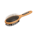 natural bamboo two sided brush for dogs and cats