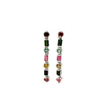 Multi Tourmaline Earring in .925 Sterling Silver KST - 59283