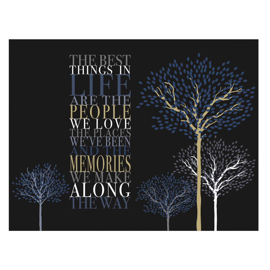 Elegant Memory Box With Floral Artwork And Sliding Lid