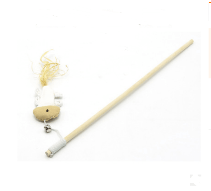 Whisker Whirligig: Handcrafted Solid Wood Cat Toy