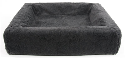 Bia bed fleece cover dog bed grey