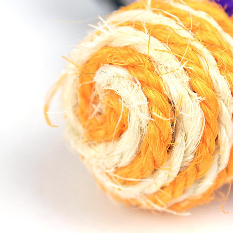 Sisal Tease Cat Ball - The Ultimate Cat Scratching Toy!