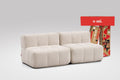 2 Teiliges Modulares Sofa – Beige