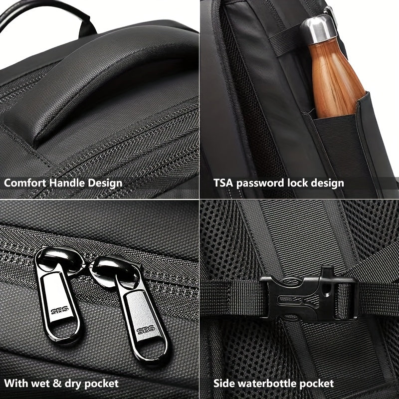 Compression Travel Laptop Backpack