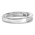 .925 Sterling Silver 1/3 Cttw Baguette Cut Diamond Channel Set Stackable Wedding Ring