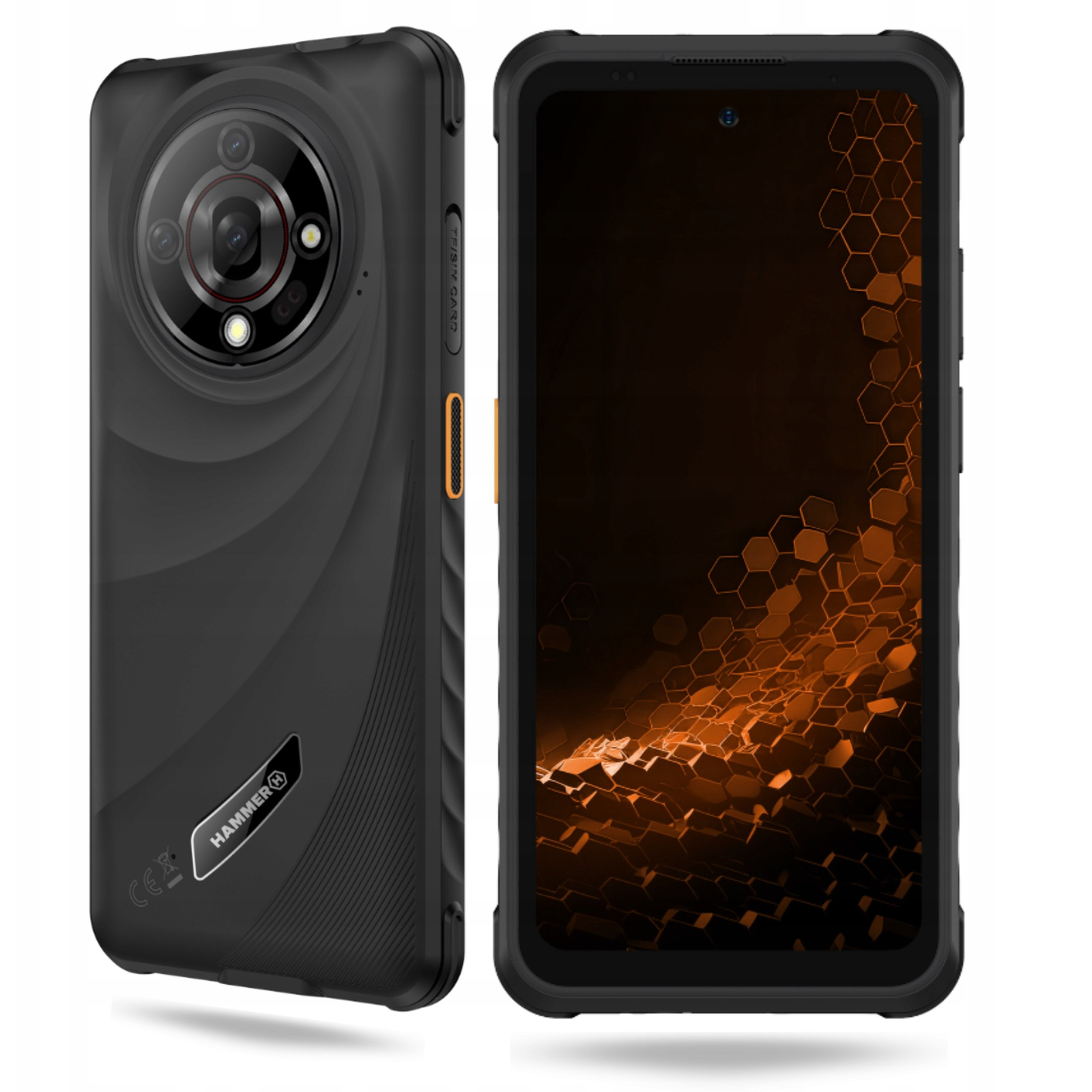 HAMMER Iron 6 5G 6.56" 128 GB Dual SIM, Black (TEL001052)