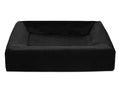 Bia bed royal velvet cover dog bed black-0