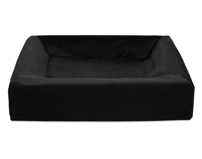 Bia bed royal velvet cover dog bed black-0