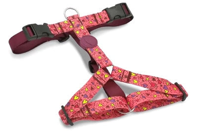 Morso dog harness H-harness recycled pink-0