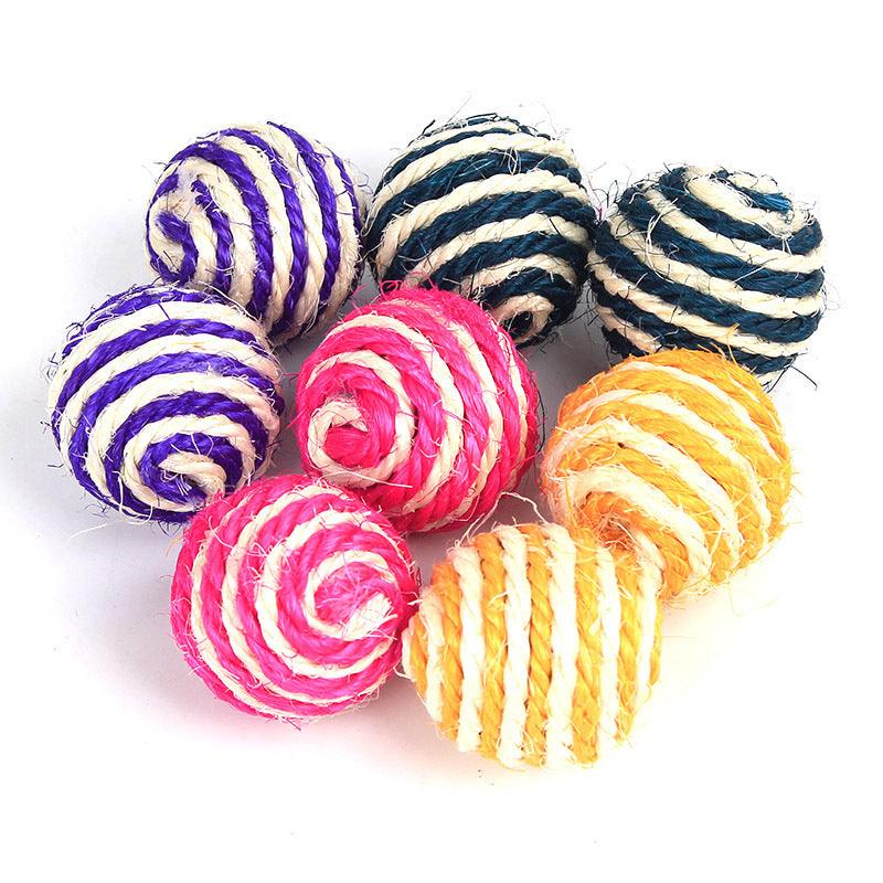 Sisal Tease Cat Ball - The Ultimate Cat Scratching Toy!