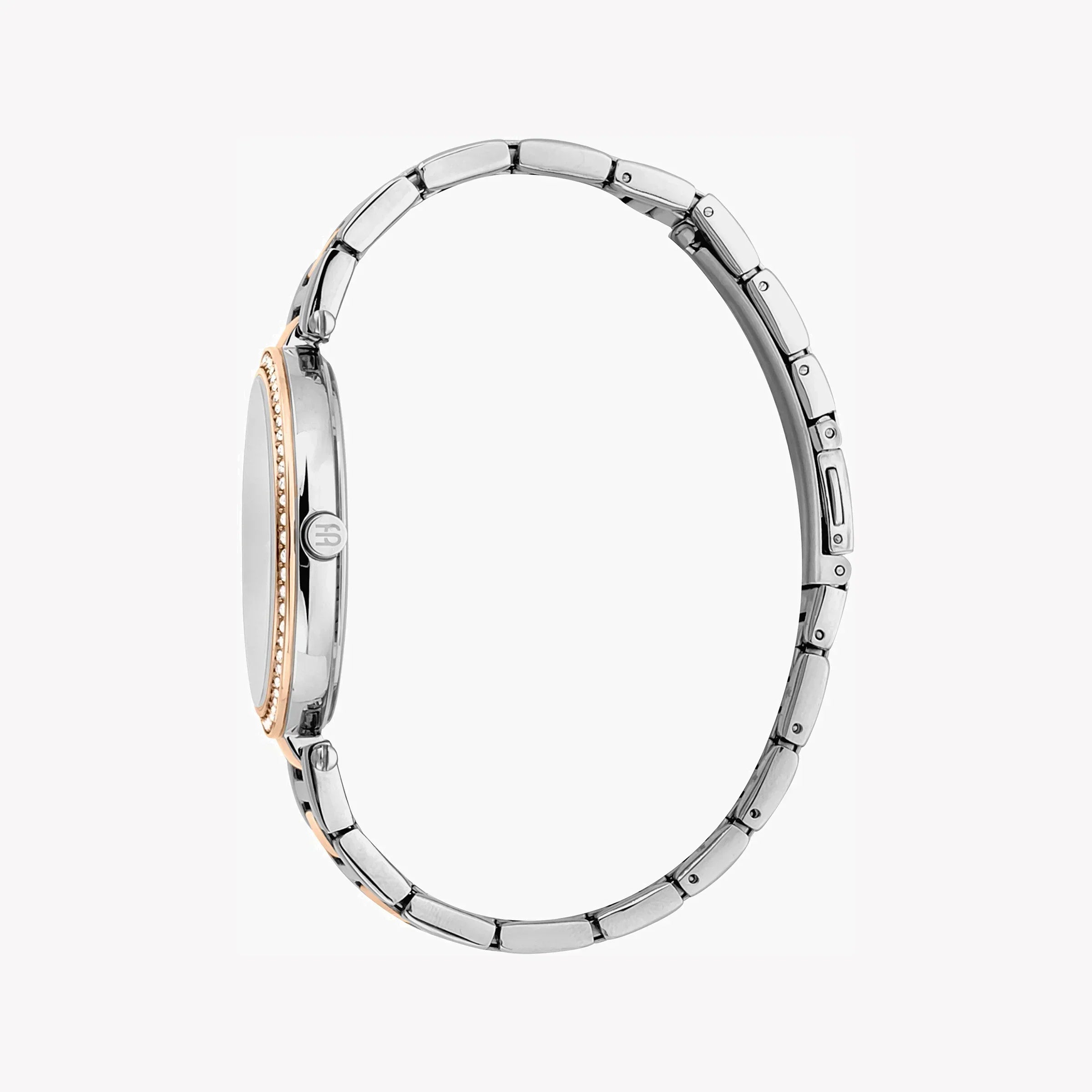 Esprit Women's Silver & Rose Gold Watch, Silver Dial | Es1l147m0065