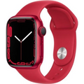 Apple Watch Series 7 GPS 45 mm червен алуминий със спортна каишка (MKN93WB/A)-0