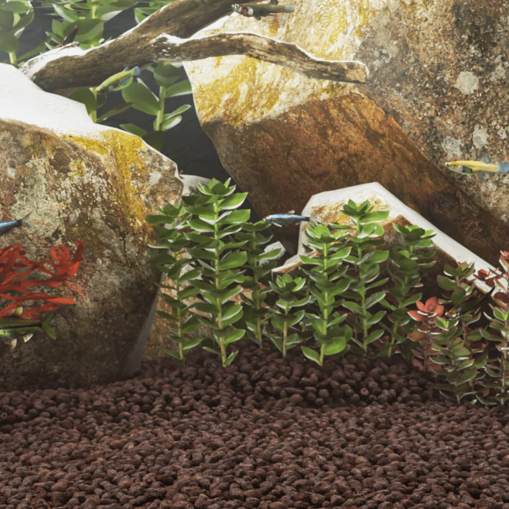 Vidaxl Lava Stones 10 kg 1-2 cm Red