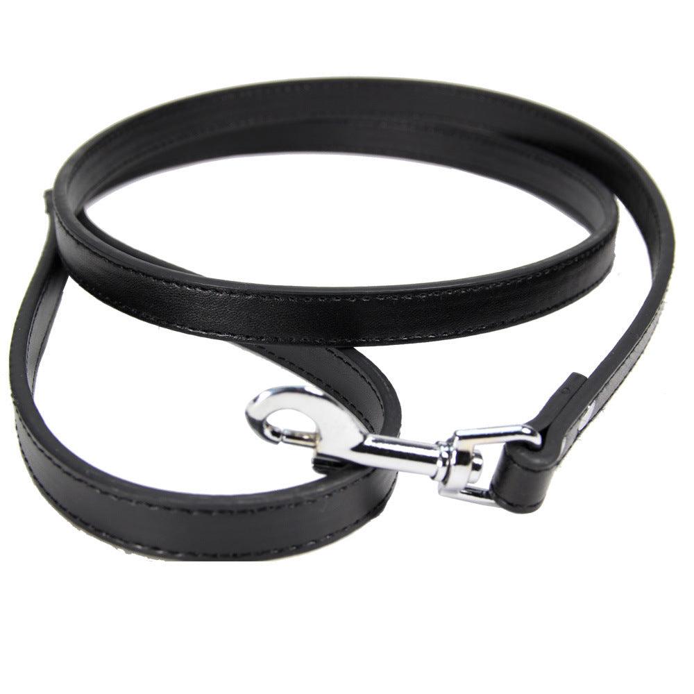 Luxury Leather Pet Leash - Stylish And Durable Cat And Dog Chain