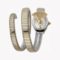 Just Cavalli Women's Silver & Gold Watch, Silver Dial | Jc1l073m0045