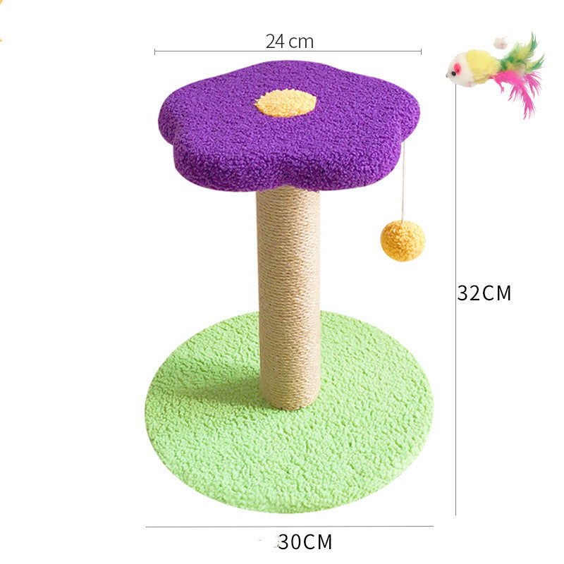 Cat Scratcher with Sisal Winding and Hemp Surface