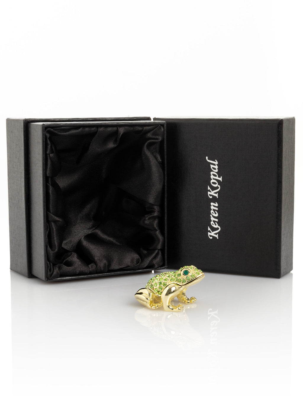 Green and Gold Sitting Toad