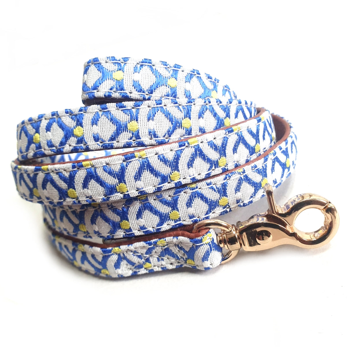 Geometric Fabric Dog Lead-0