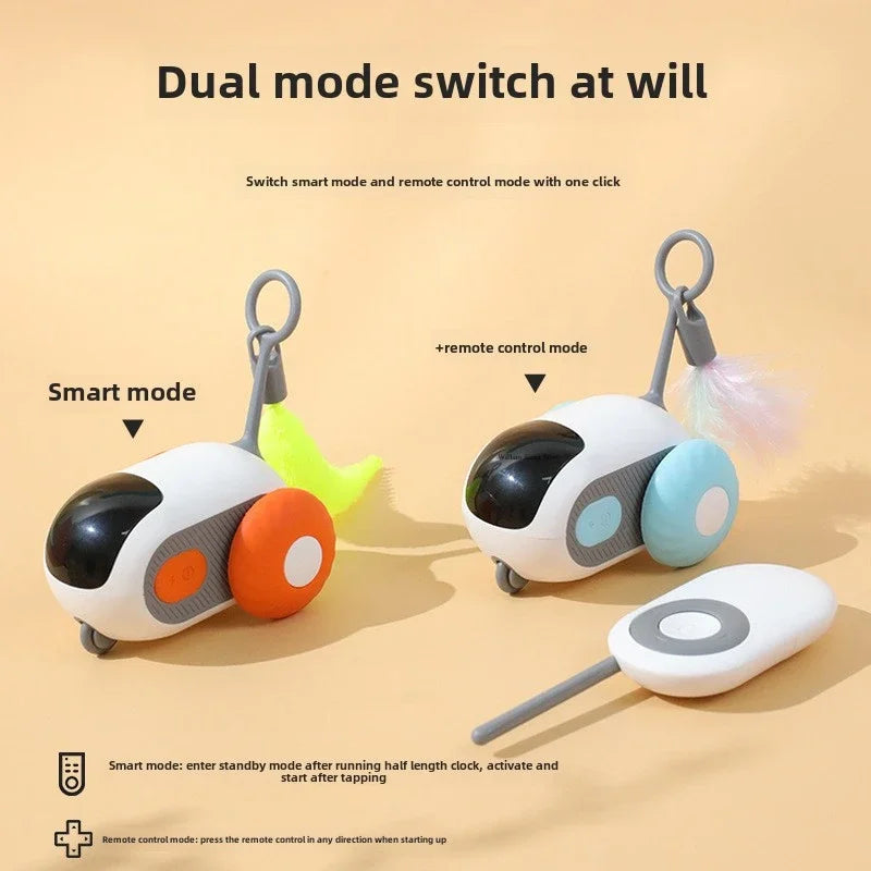 Interactive Remote Control Cat Toy Car-1