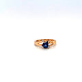 Sapphire and Diamond Ring in 18K Yellow Gold - KGR 13940