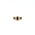 Sapphire and Diamond Ring in 14K Yellow Gold - KGR 15799