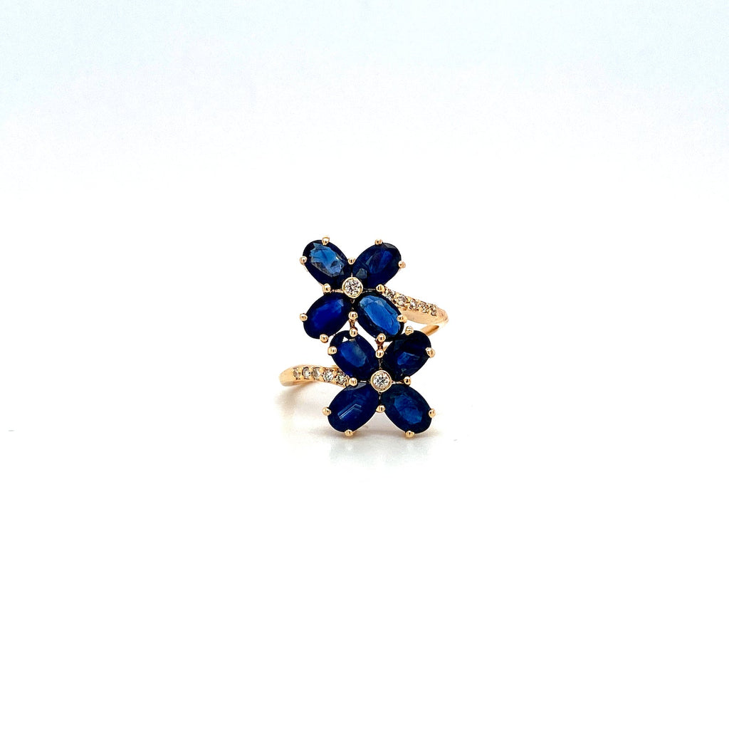 Sapphire and Diamond Ring in 14K Yellow Gold - KGR 16959