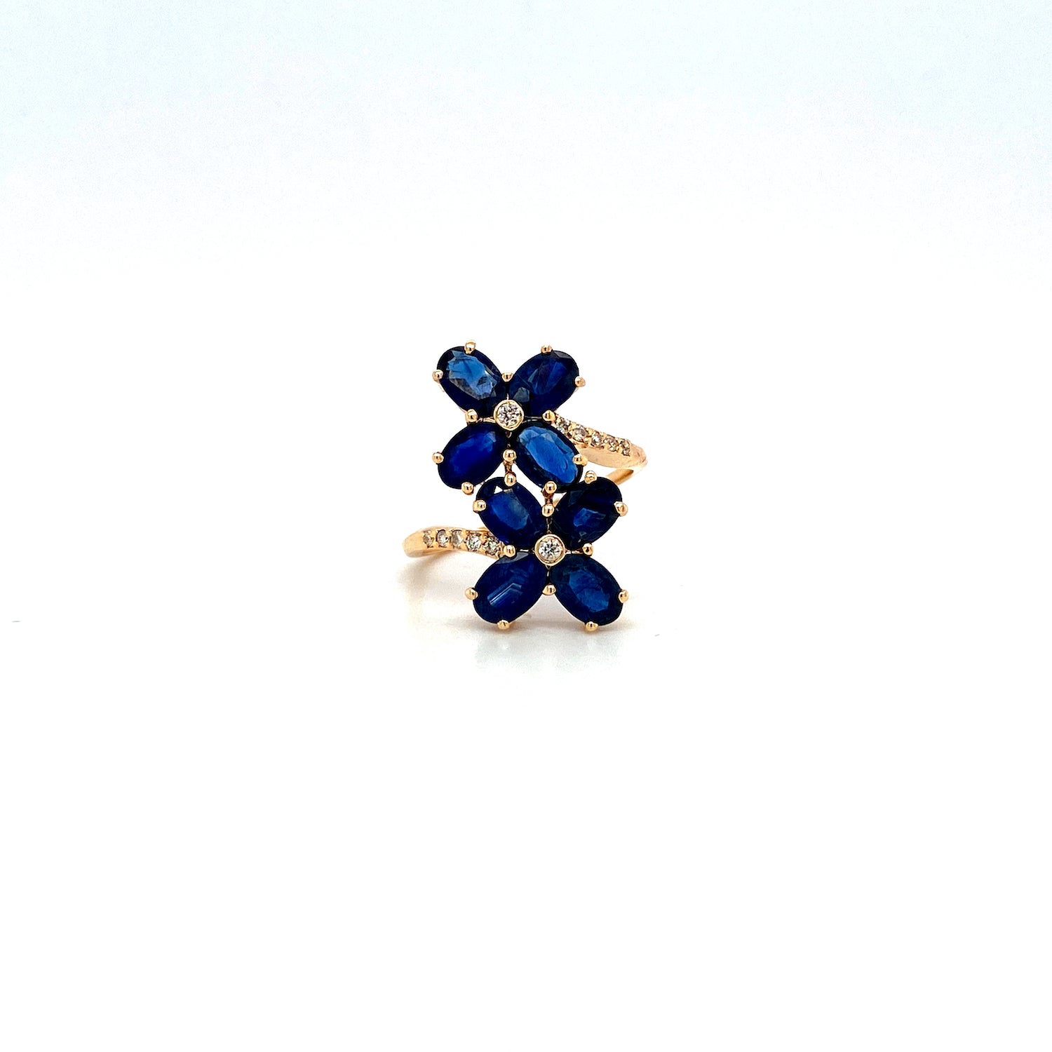 Sapphire and Diamond Ring in 14K Yellow Gold - KGR 16959