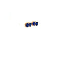 Sapphire and Diamond Earrings in 14K Yellow Gold - KGT 32639