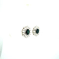 Sapphire and Diamond Earrings in 18K White Gold - KGT 33349