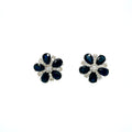 Sapphire and Diamond Earrings in 18K White Gold - KGT 33366