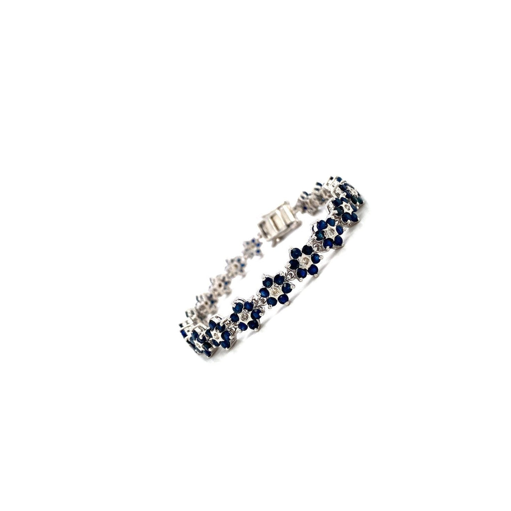 Sapphire Bracelet in .925 Sterling Silver - KSD 47428