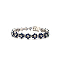 Sapphire Bracelet in .925 Sterling Silver - KSD 47428