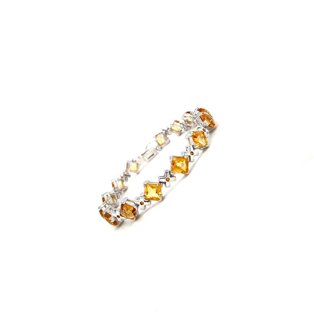 Citrine Bracelet in .925 Sterling Silver - KSD 4027