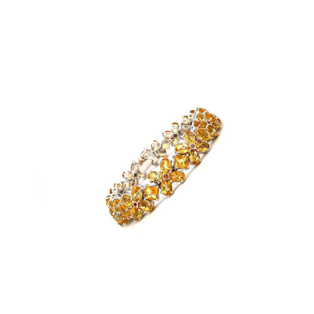 Citrine Bracelet in .925 Sterling Silver - KSD 4071