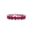 Ruby Bracelet in .925 Sterling Silver - KSD 4178