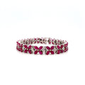 Ruby Bracelet in .925 Sterling Silver - KSD 4268