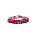 Ruby Bracelet in .925 Sterling Silver - KSD 44030
