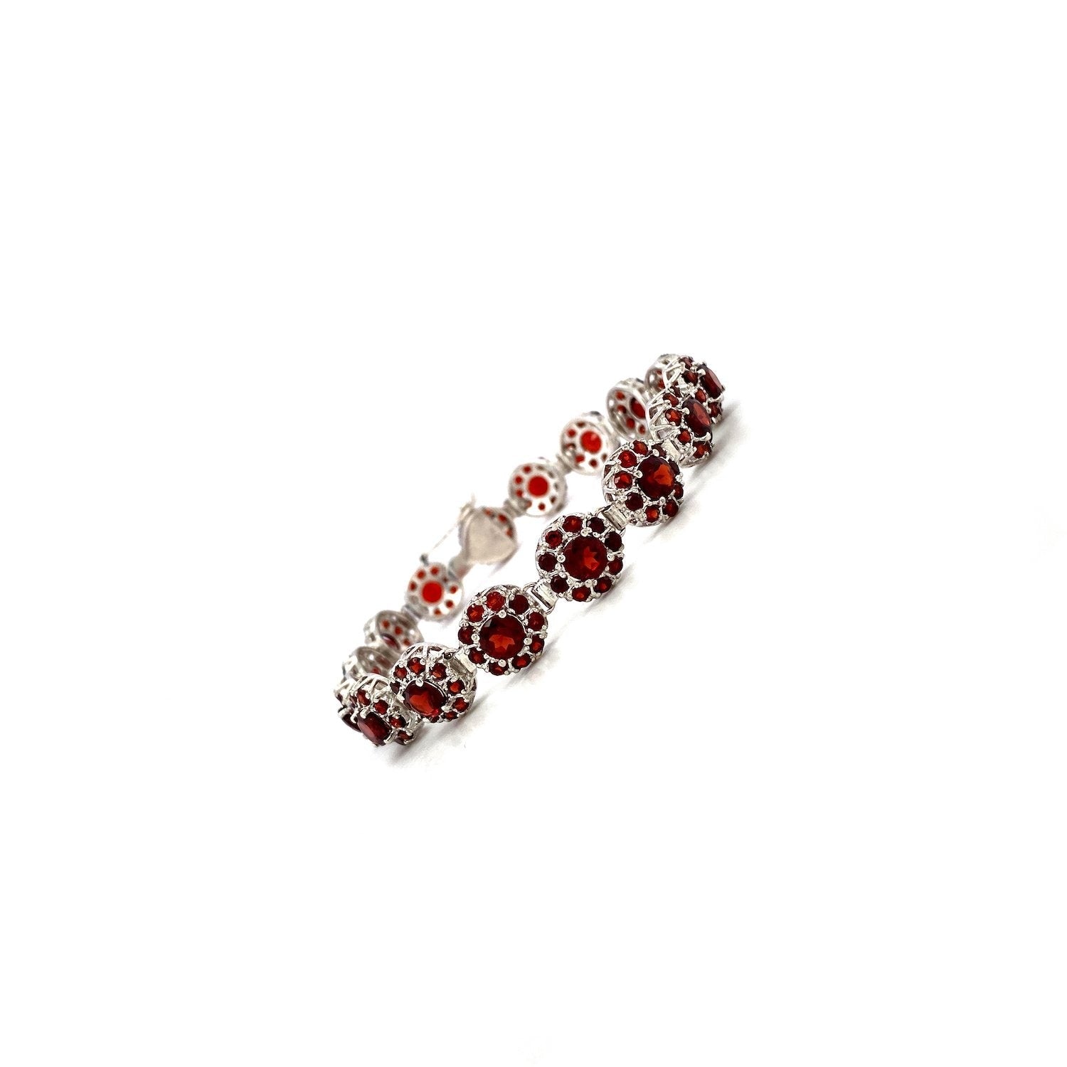 Garnet Bracelet in .925 Sterling Silver - KSD 4500