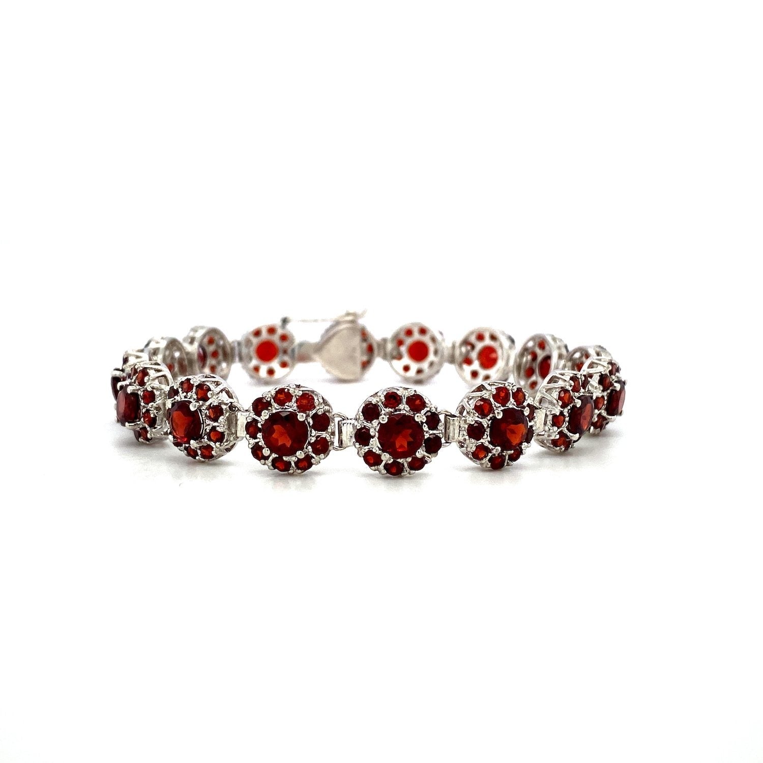 Garnet Bracelet in .925 Sterling Silver - KSD 4500