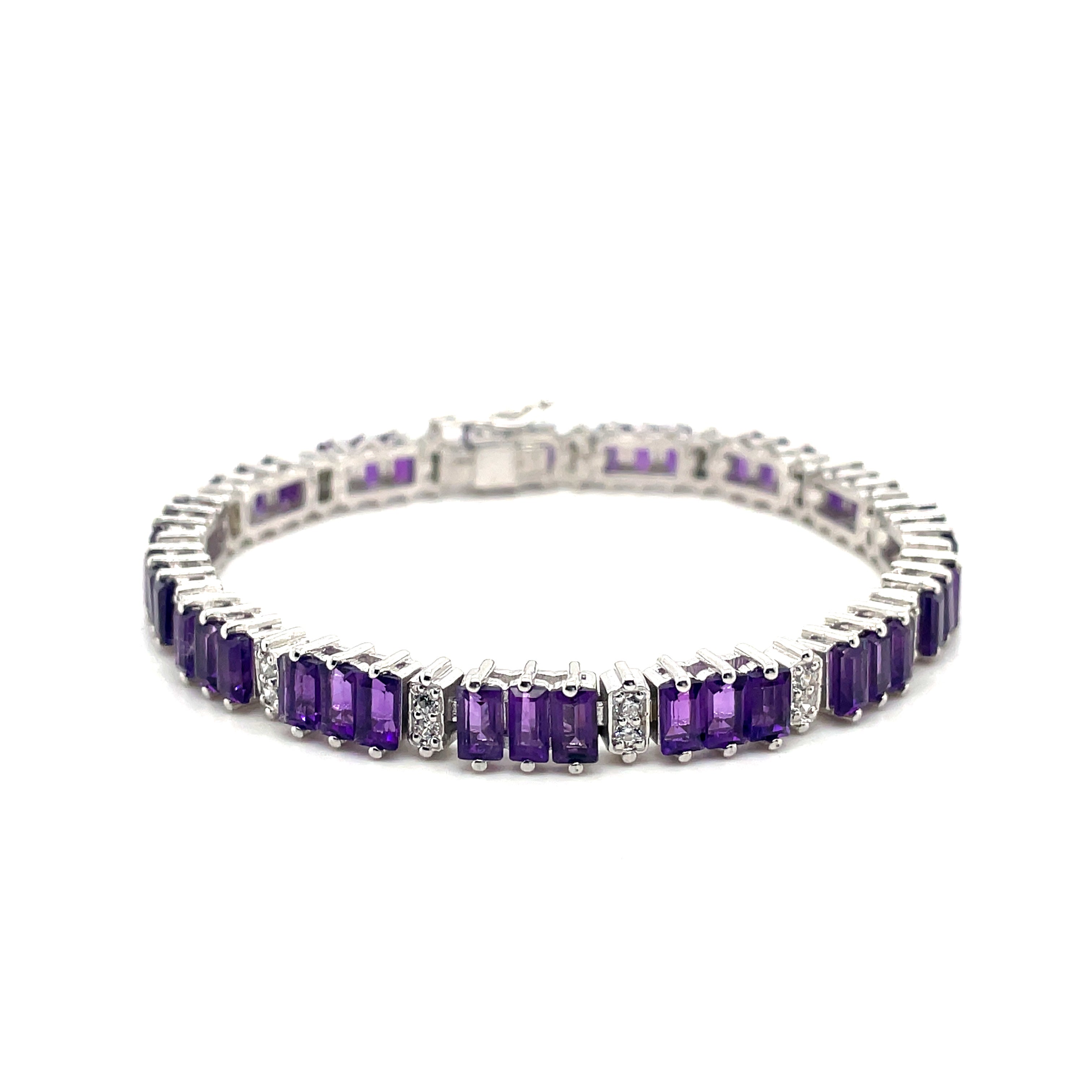 Citrine Bracelet in .925 Sterling Silver - KSD 49358