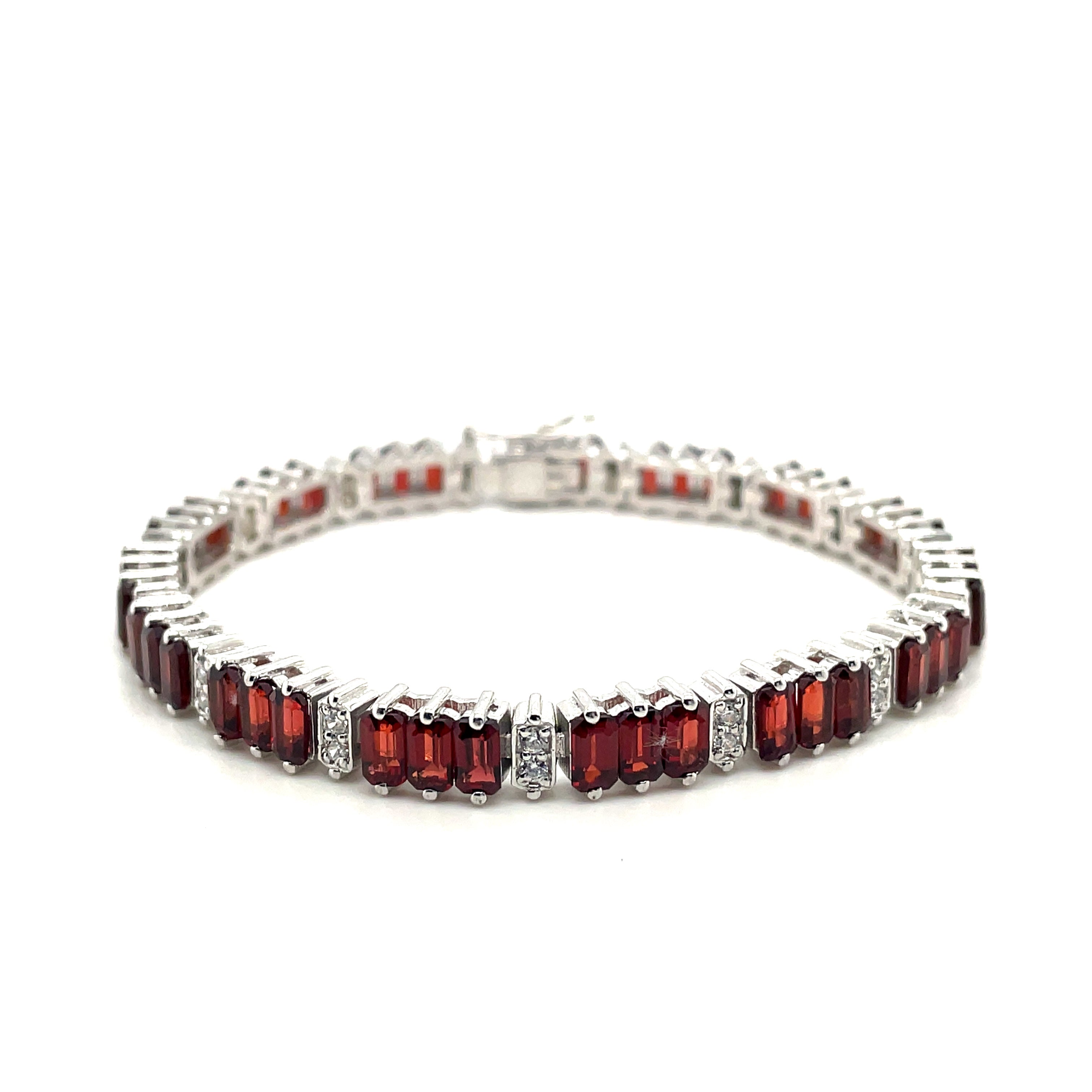 Citrine Bracelet in .925 Sterling Silver - KSD 49358