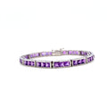 Amethyst Bracelet in .925 Sterling Silver - KSD 49555